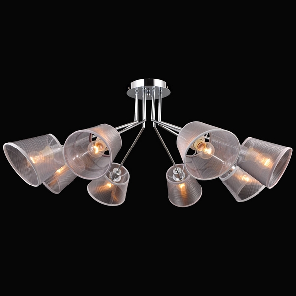 Потолочная люстра Natali Kovaltseva Pronto PRONTO I 75090/8C CHROME