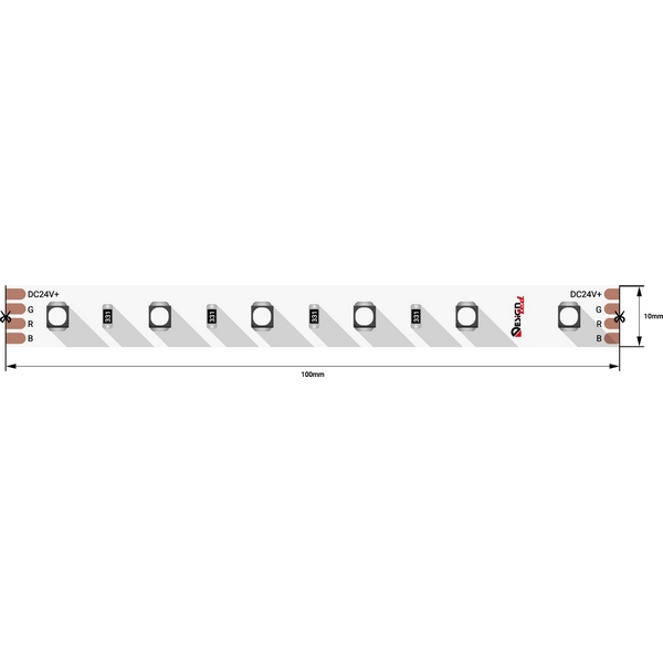 Светодиодная лента DesignLed LUX DSG3A60-24-RGB-33