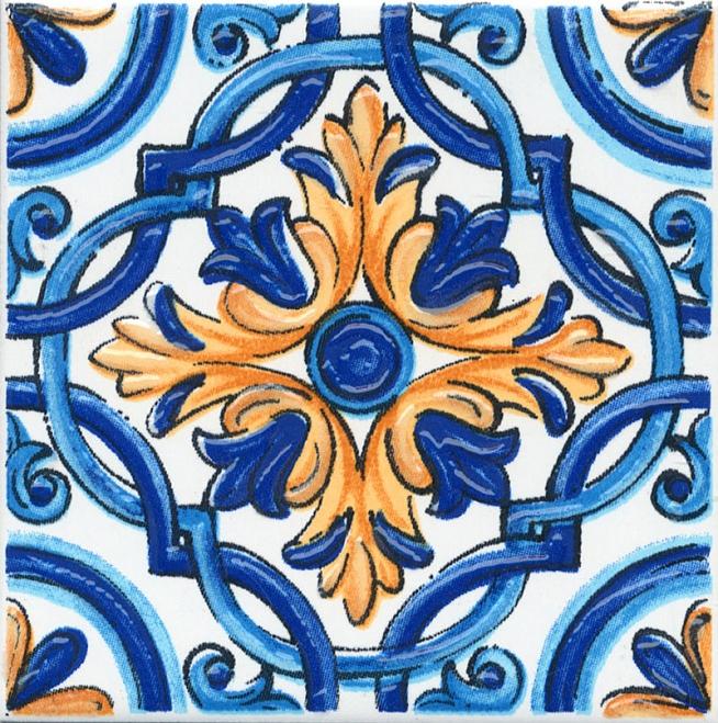 Плитка керамическая Kerama Marazzi Капри майолика STG\A458\5232 декор 20х20