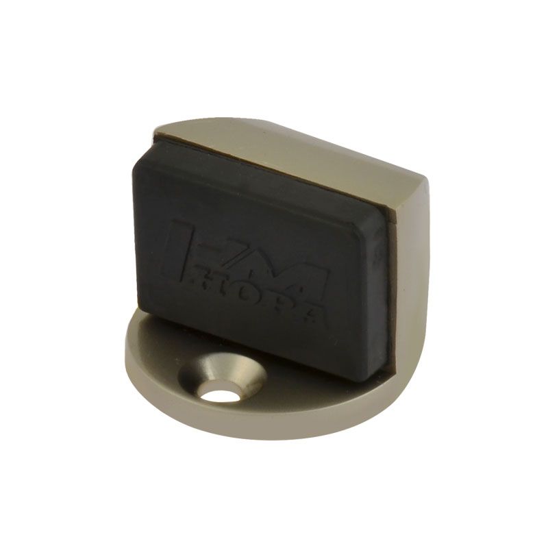 Ограничитель дверной напольный НОРА-М 107 никель матовый