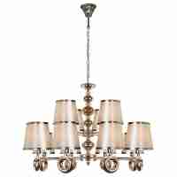 Подвесная люстра iLamp Brooklyn P2401-8+4 Nickel