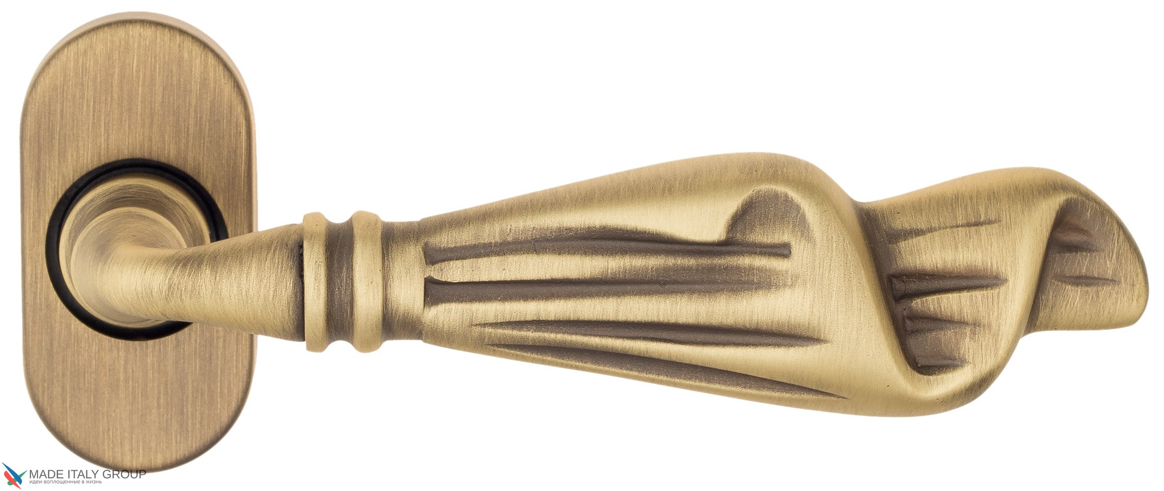 Дверная ручка для профильных дверей Venezia "OPERA" EP матовая бронза