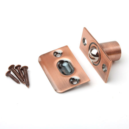 Шариковый дверной фиксатор Apecs R-0001-AC медь
