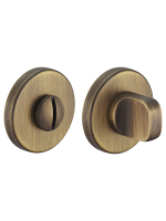 Завертка сантехническая Morelli Luxury LUX-WC-R5 CAFFE на круглой розетке цвет кофе