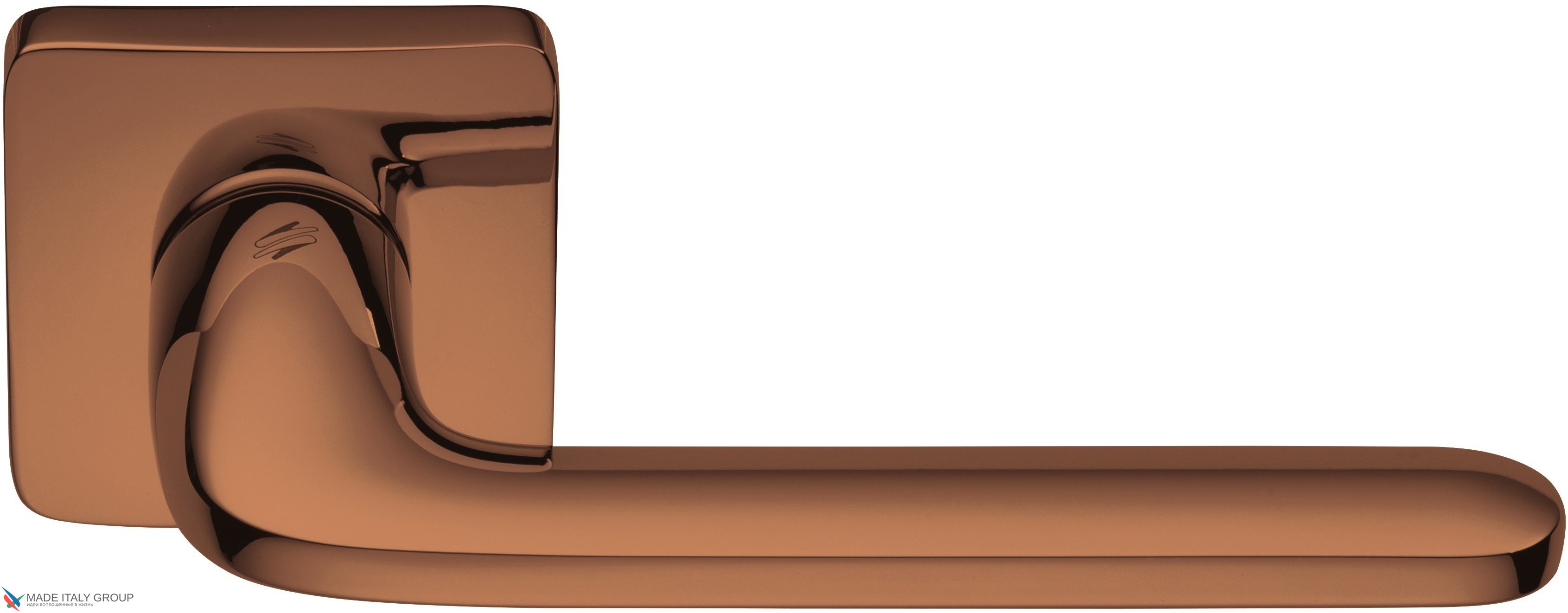 Дверная ручка на квадратном основании COLOMBO Roboquattro S ID51RSB-VL винтаж