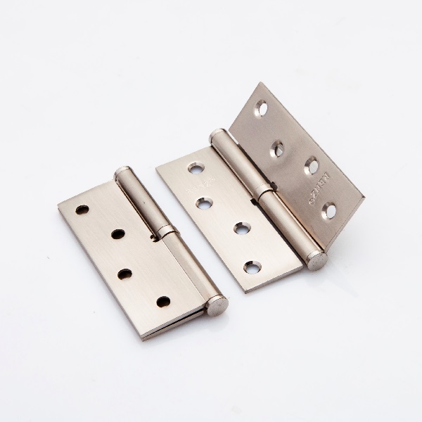 Петля дверная стальная RENZ L 100 FH CP- 100*75*2,5 б/колп,с обв, левая, хром бл.