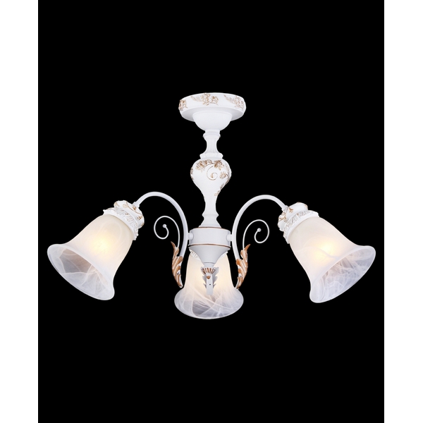 Потолочная люстра Natali Kovaltseva 11438 11438/3С WHITE&GOLD