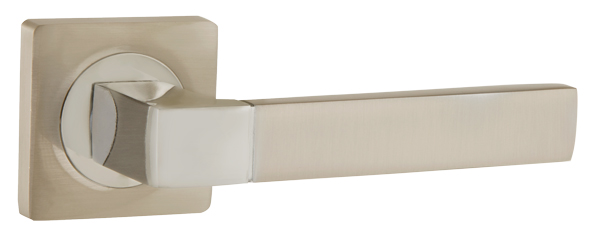 Ручки дверные межкомнатные AJAX FUSION JK SN/CP-3 матовый никель/хром