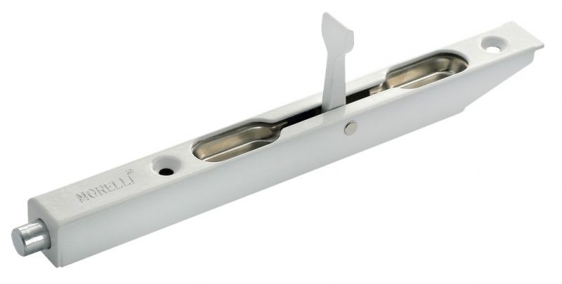 Шпингалет (Ригель) дверной Morelli L160 W белый