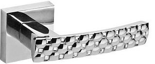 Ручка дверная межкомнатная Fuaro Crystal STAR DM CP-8 хром