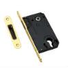 Замок дверной межкомнатный под цилиндр Adden Bau KEY MAG 5085 Gold золото магнитный