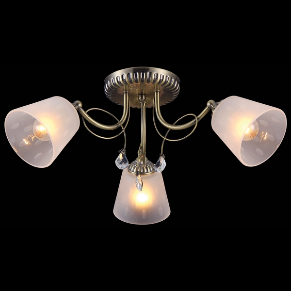 Люстра потолочная Natali Kovaltseva MAJESTIC 75014-3C ANTIQUE