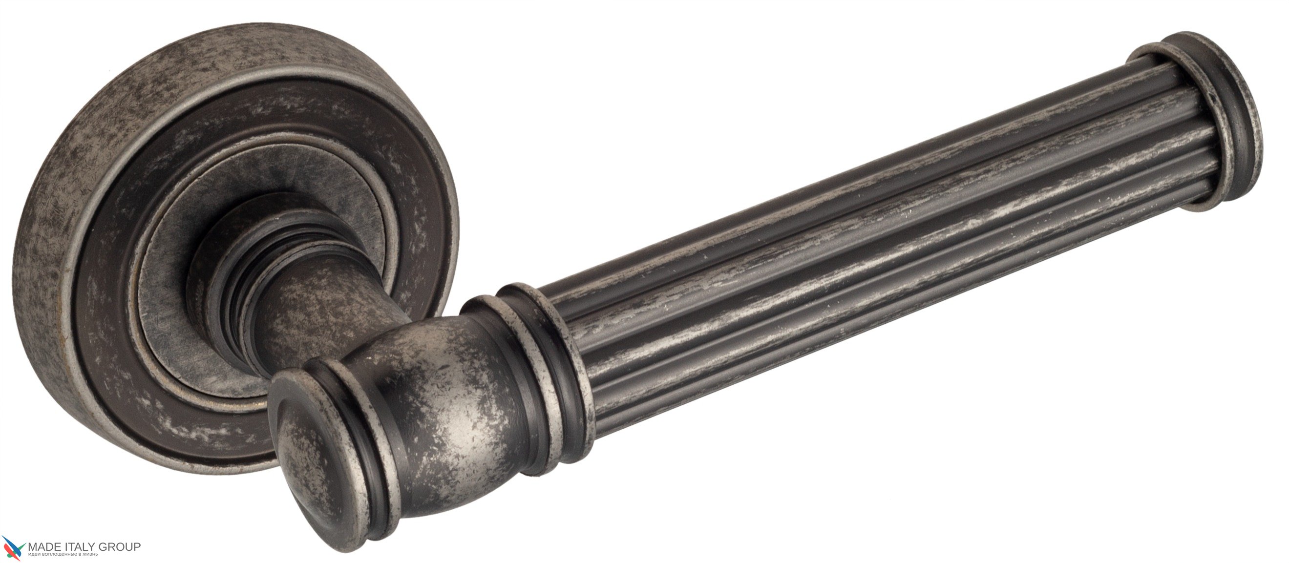 Дверная ручка Venezia "IMPERO" D6 античное серебро