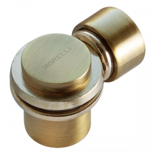 Ограничитель для двери магнитный Morelli MDS-4 AB античная бронза