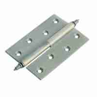 Комплект 8 шт. - Петля дверная латунная с короной толщ 3 мм. левая Morelli MB 100X70X3 AB L C бронза