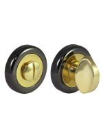 Завертка сантехническая Morelli Luxury LUX-WC-R4-LU NNO, цвет - черный хром/золото