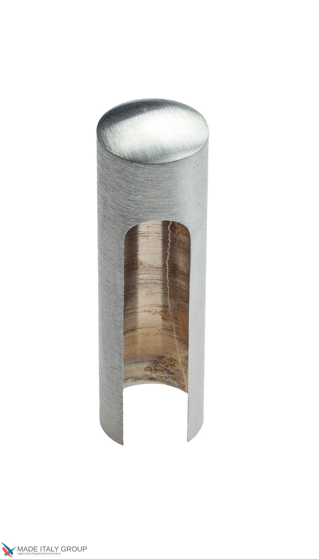 Колпачок для ввертных петель Venezia CP14 U без пешки D14 мм матовый хром