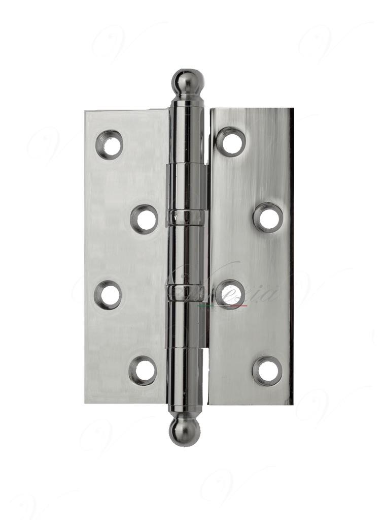 Петля дверная универсальная латунная Venezia CRS010 102*76*3 полированный хром