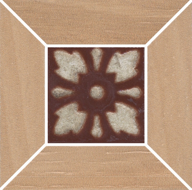 Вставка Kerama Marazzi Слим Вуд наборный ID78 9,6х9,6