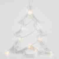 Подвесной светодиодный светильник «Ёлочка» Uniel ULD-H1620-010/STA/3AAA Warm White IP20 Xmas Tree UL-00007254