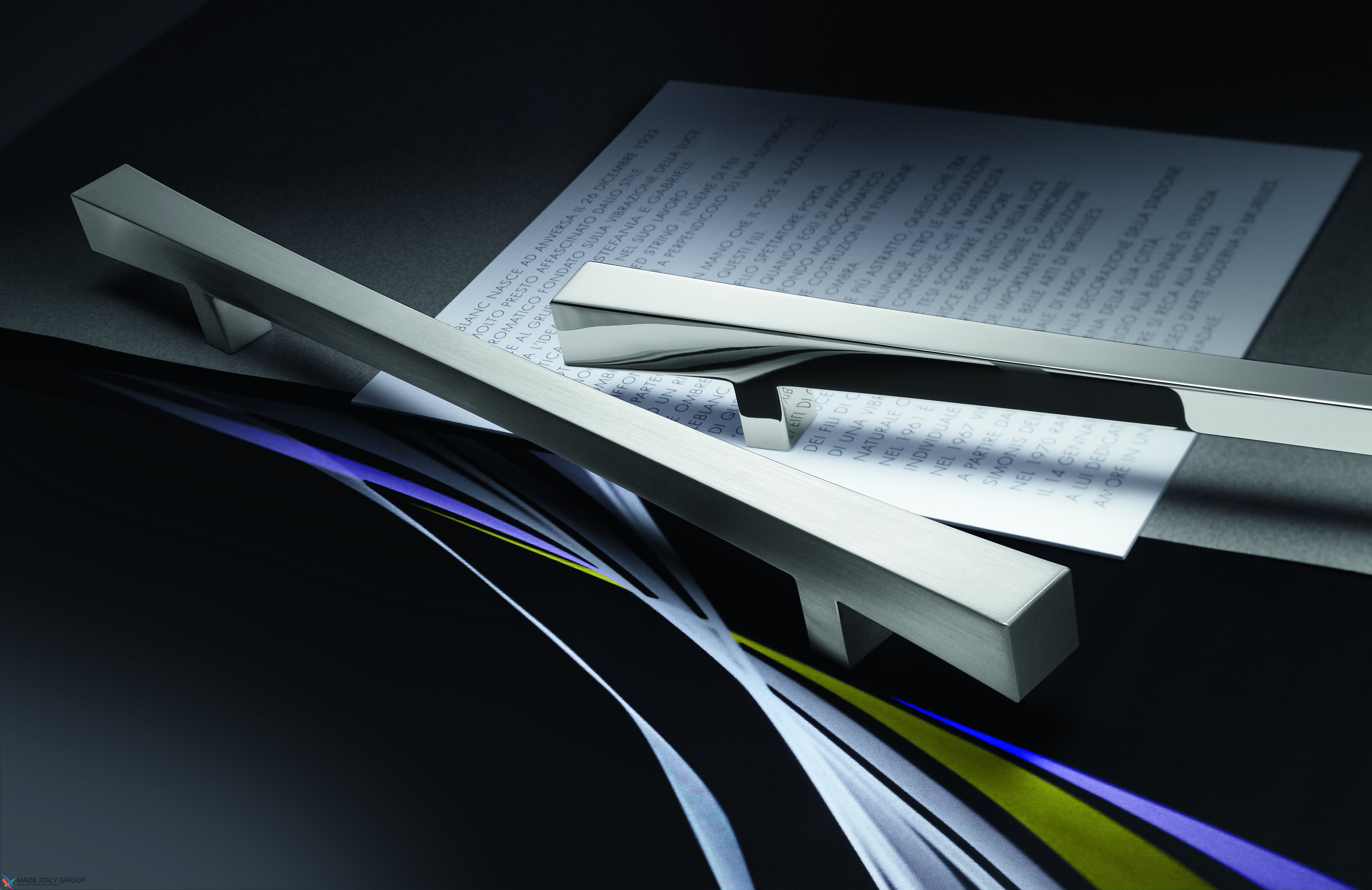 Ручка скоба модерн COLOMBO DESIGN F124E-CR полированный хром 128 мм