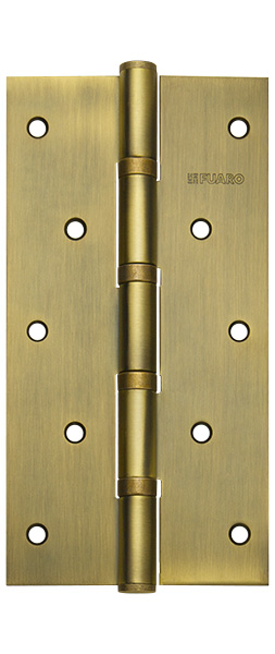 Петля дверная стальная универсальная Fuaro 4BB 200x105x3 WAB (мат. бронза)