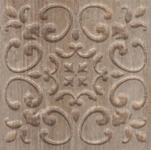 Керамогранит Kerama Marazzi Браш Вуд STG/B481/SG1550 коричневый вставка 9,9х9,9