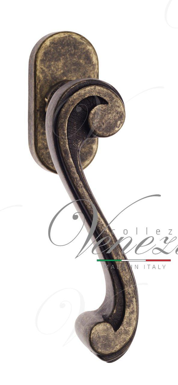 Ручка оконная Venezia Vivaldi FW античная бронза