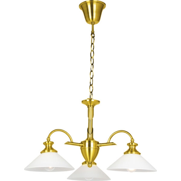Потолочная люстра N-Light P-809 P-809/3A satin gold