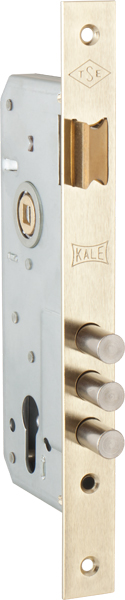 Корпус врезного замка с защёлкой KALE KILIT 152/3MR (45 mm) w/b (латунь)