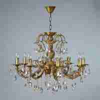 Подвесная люстра Ambiente Alicante 8888/8 AB Tear drop