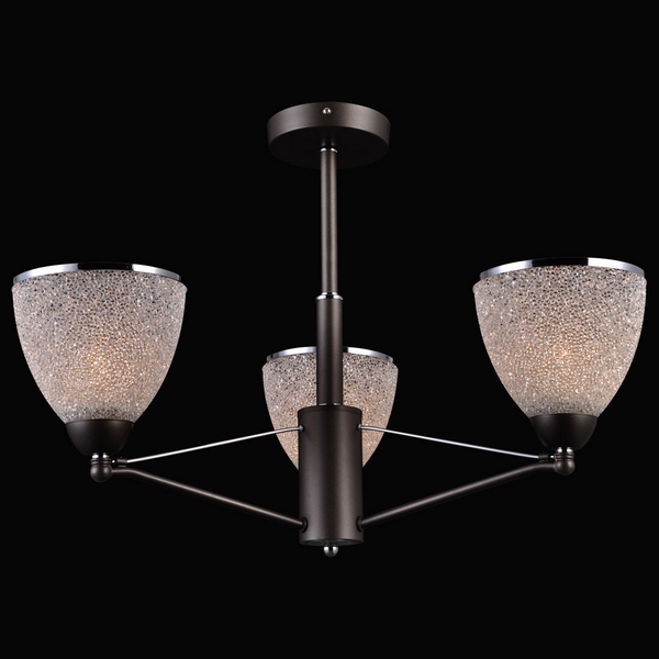 Люстра потолочная Natali Kovaltseva Chambery Chambéry 75113-3C GRAY, CHROME