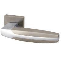 Комплект на 2 двери - Ручка дверная межкомнатная Armadillo Urban ARC USQ2 SN/CP/SN-12 матовый никель/хром