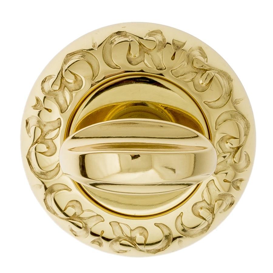 Завертка дверная сантехническая Venezia WC-2 D4 полированная латунь