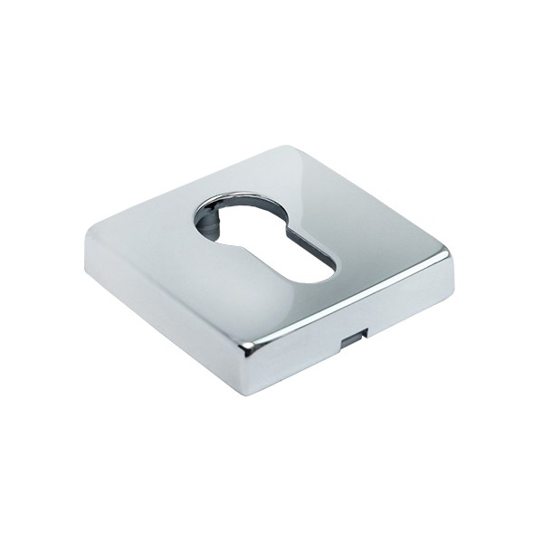 Накладка дверная с квадратным основанием под цилиндр Morelli Luxury ECO LUX-KH-Q CRO