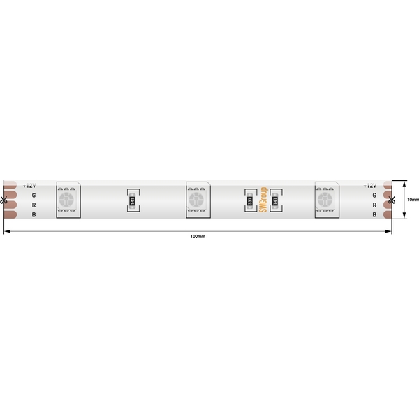 Светодиодная лента SWG SWG530 SWG530-12-7.2-RGB-65