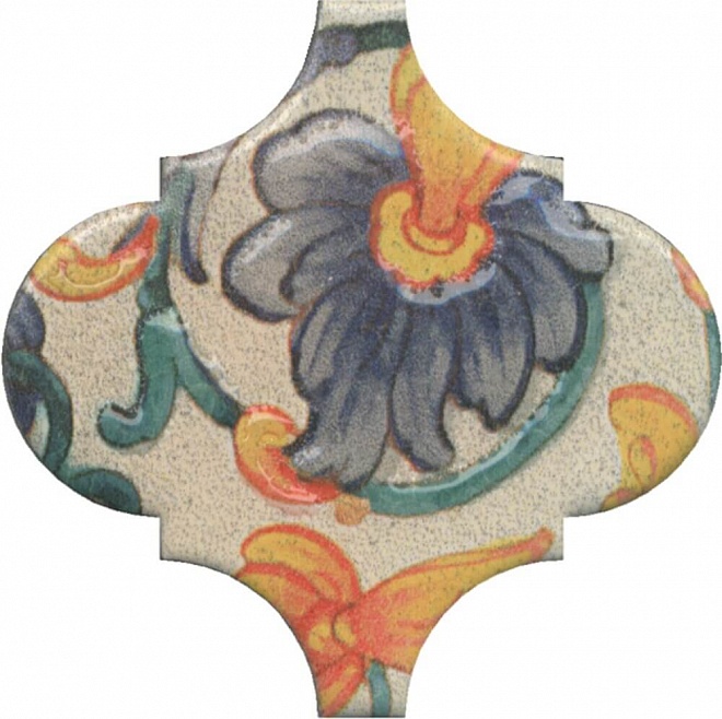 Декор Kerama Marazzi Арабески котто орнамент OP\A162\65000 6,5х6,5