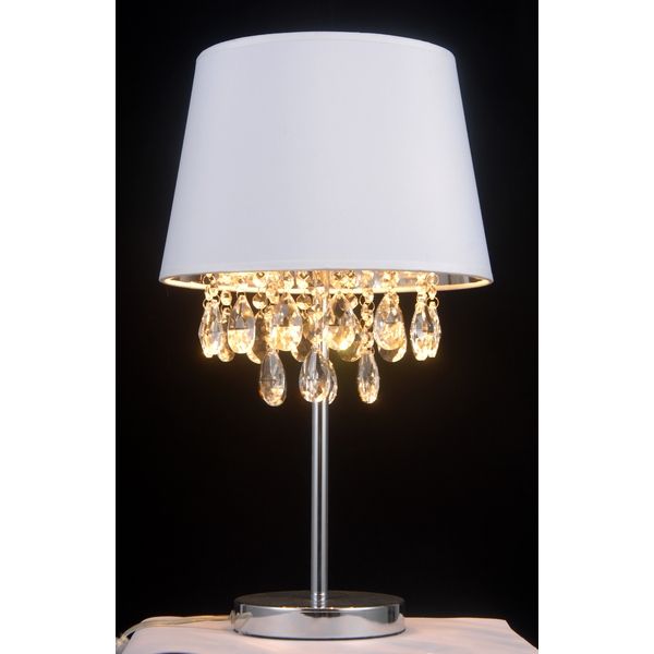 Интерьерная настольная лампа Natali Kovaltseva DIAMOND SPACE 81010-2T CHROME