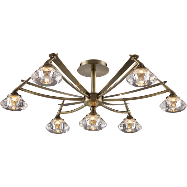 Потолочная люстра N-Light 907 907-07-53 antique brass