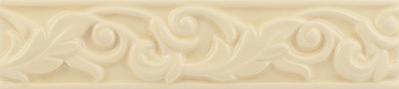 Плитка керамическая Grazia Ceramiche Rixi Festone Crema FER2 бордюр 6х26