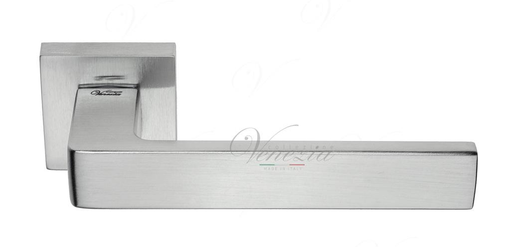 Ручка дверная межкомнатная Venezia Unique Biblo матовый хром