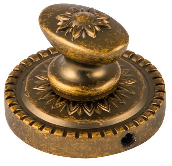 Завертка дверная сантехническая Armadillo WC-BOLT BK6/CL OB-13 античная бронза