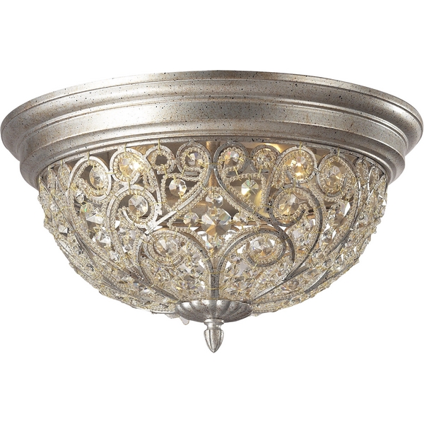 Светильник потолочный круглый N-Light 628-04-03 sunset silver