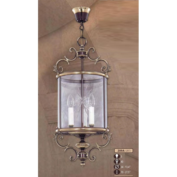 Люстра подвесная Riperlamp 209A/3 AY