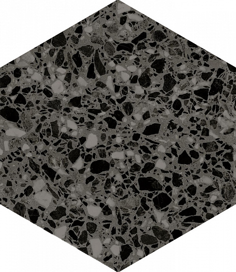 Керамогранит DNA Tiles Terrazzo Graphite 32x36.8