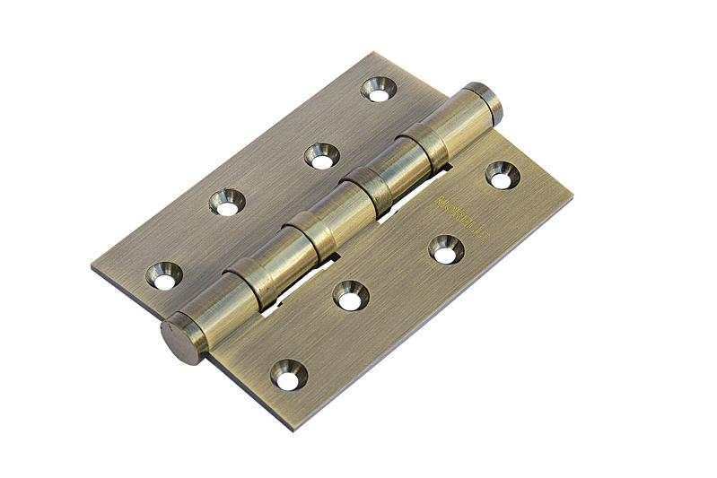 Петля дверная универсальная стальная Morelli MS 100X70X2.5-4BB Cofe кофе