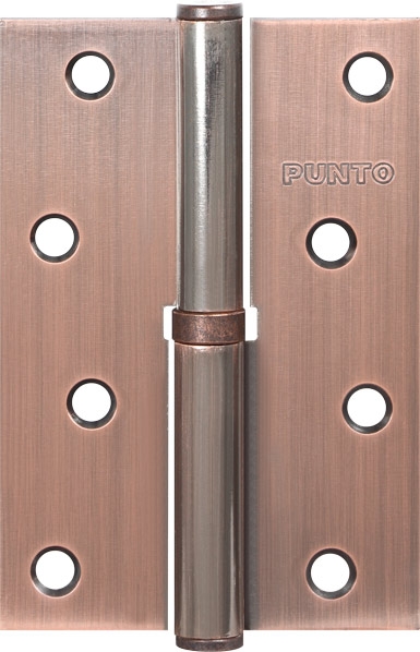 Петля съемная Punto 113-4 100*70*2.5 AC left (медь) левая