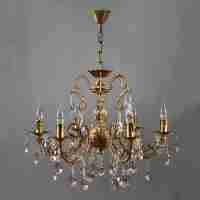 Подвесная люстра Ambiente Alicante 8888/6 AB Tear drop