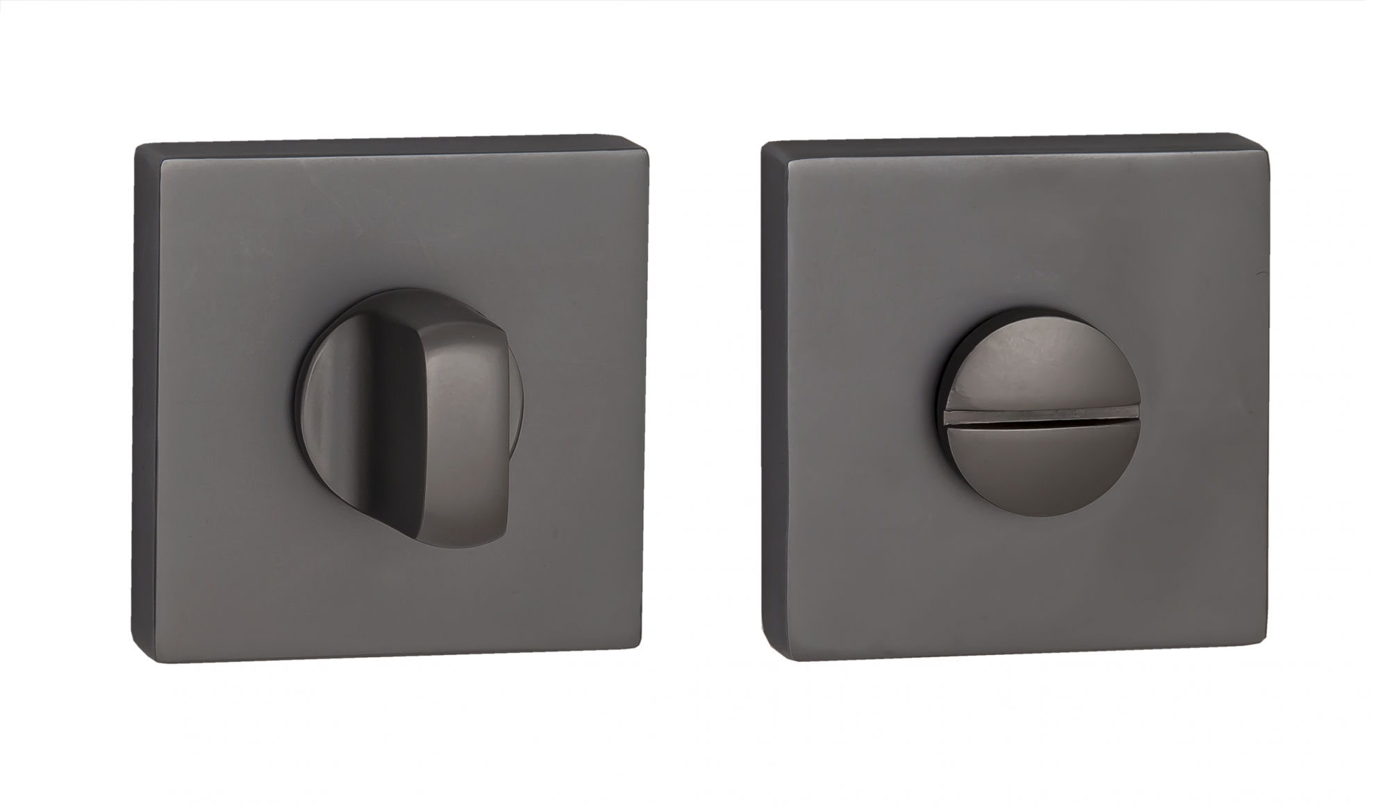 Завертка квадратная к ручкам RENZ INBK 03 B черный