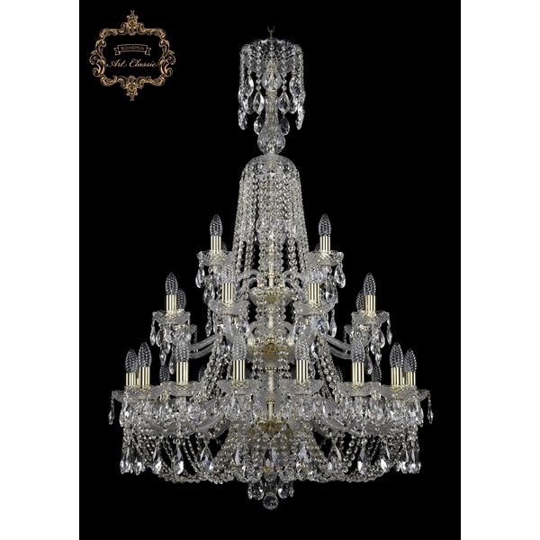 Люстра подвесная Art Classic 11.21.16+8+4.300.3d.XL-130.Gd.Sp